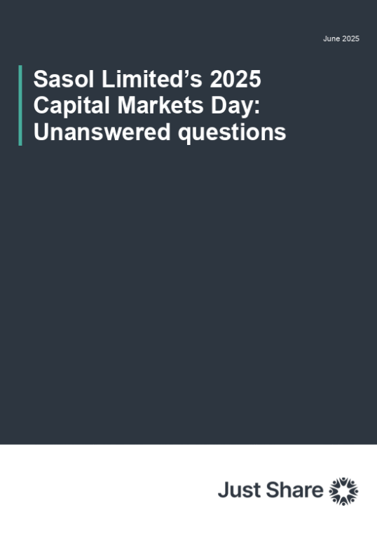 Sasol briefing